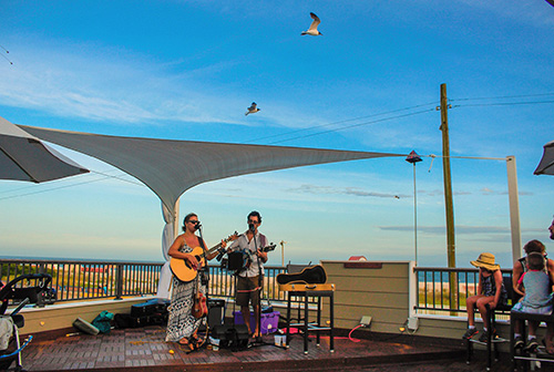 Live outdoor music