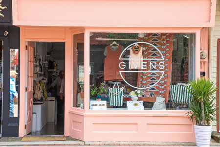 GIVENS front window
